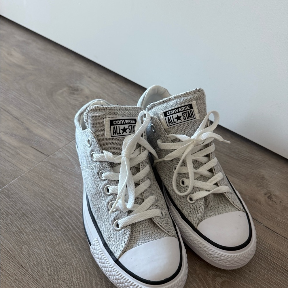 Converse Light Gray All Star Sneakers